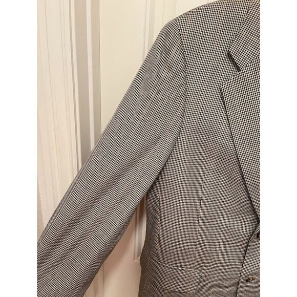 Bert Pulitzer Mens Collectors Edition Houndstooth Blazer R38 Silk & Wool Blend - Picture 9 of 16